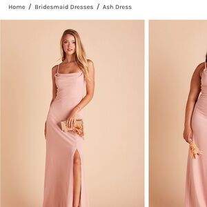 Brand New Unworn Birdy Grey Dusty Rose Ash Dress in Medium